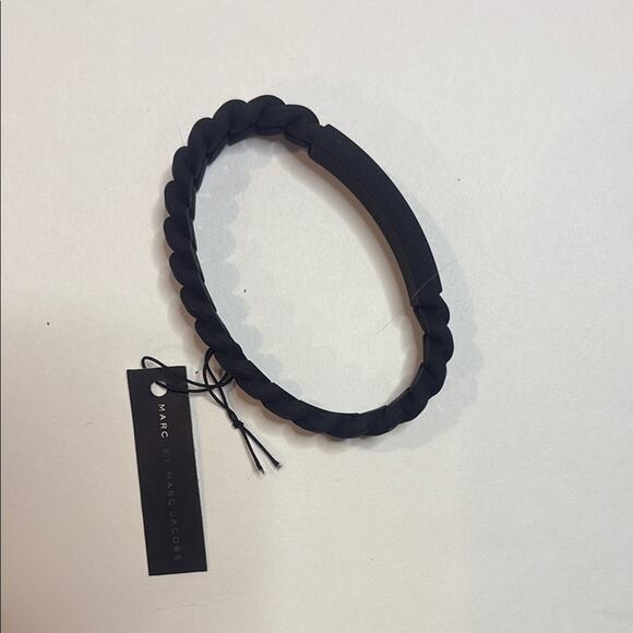 NWT black Marc Mac Jacob’s rubber chain look bracelet - Picture 1 of 4